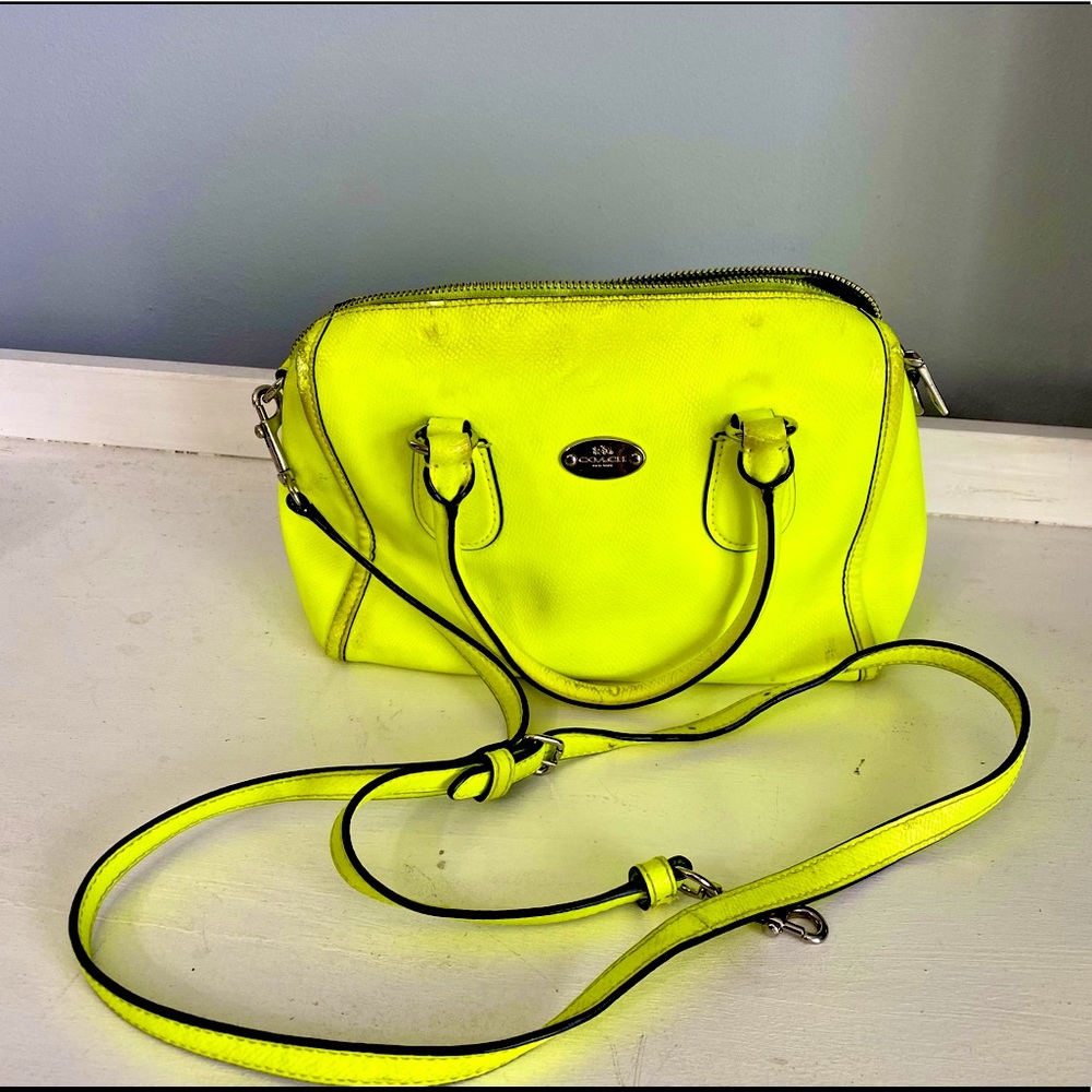 Coach Neon Mini Ben Satchel